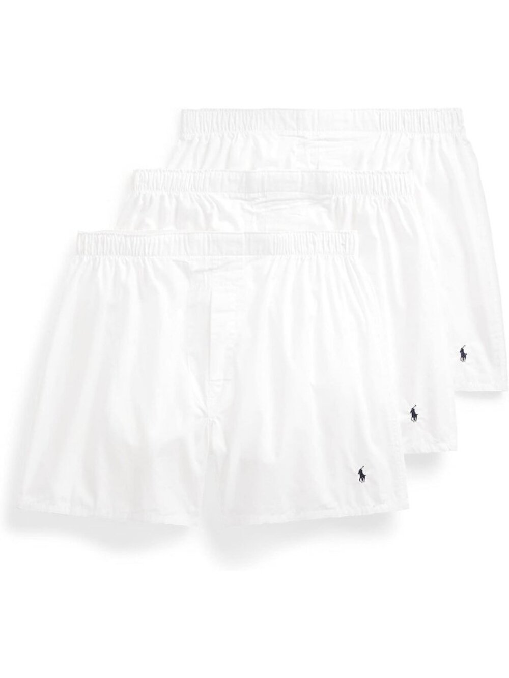 Classic Fit Cotton Woven Men's Boxers 3-Pack - Comfortable Underwear (Big
